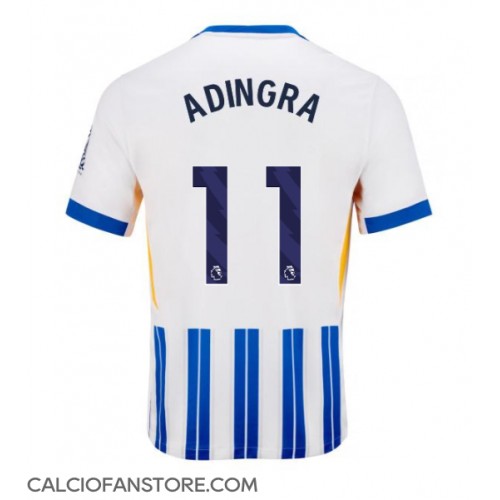Maglia Calcio Brighton Simon Adingra #11 Prima Divisa 2024-25 Manica Corta